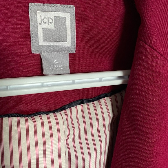JCP jcpenney Deep Pink Blazer Size Small S - Picture 2 of 2